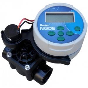 Kit programator electronic pe baterie, Hunter NODE cu 1 zona, electrovana inclusa, pentru sisteme de irigatii