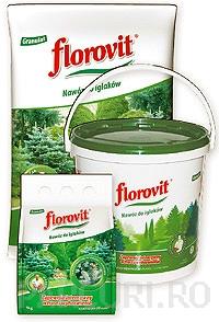 Ingrasamint chimic Florovit complex, profesional, granulat pentru conifere - sac 25 kg