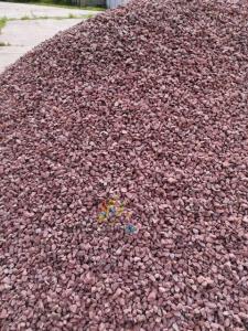 Pietris decorativ rosu (8-20 mm) Piatra ornamentala concasata - saci 40 kg