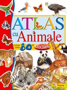 ATLAS CU ANIMALE - CU 80 DE AUTOCOLANTE