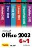 Microsoft office 2003, 6 in 1
