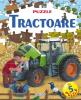 Tractoare - carte cu puzzle