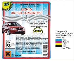 Antigel concentrat G12  -35 grade