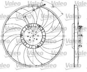 Ventilator racire radiator Audi VALEO