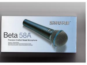 Microfon Beta 58A Shure cu fir vocal