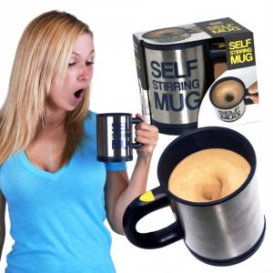 Cana mixer incorporat pentru ness Self Stirring Mug