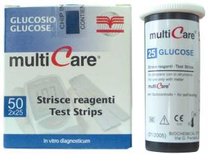 Teste glicemie Multicare GCT