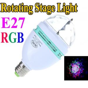 Bec colorat rotativ LED RGB