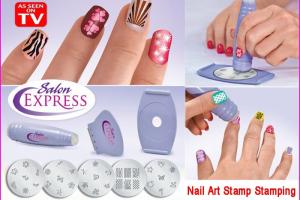 Salon Express-Kit pentru decorarea unghiilor prin stampilare