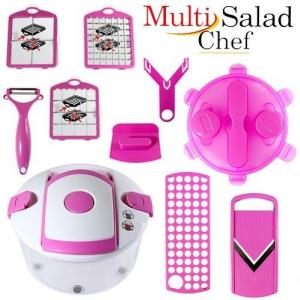 Feliator de legume multifunctional 13 piese Multi Salad Chef