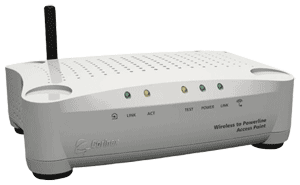 Router(100Mbps), punct de acces wireless(54Mbps) si emitator de date in reteaua electrica de 220 V la 14 Mbps