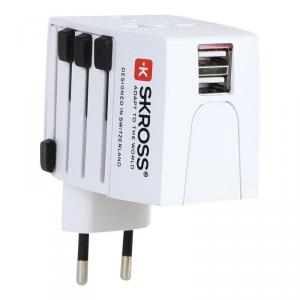 Adaptor universal Skross, 5 V, 2 x USB