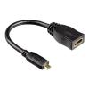 Cablu micro-priza hdmi hama, 10 cm