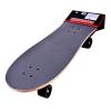 Skateboard lemn, 75 cm, rosu/negru