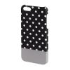 Carcasa Lovely Dots iPhone 5/5s Hama, Negru/Alb