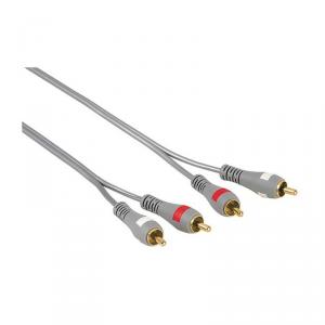 Cablu audio Hama, 2RCA, 0.75 m