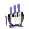 Set cutite ceramica Barton Steel, 5 piese, suport inclus