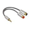 Adaptor audio stereo 80859 hama, 2rca,