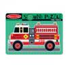 Puzzle cu sunete Masina de Pompieri