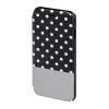 Husa booklet lovely dots iphone 6 hama, negru/alb