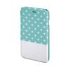 Husa Booklet Lovely Dots iPhone 6 Hama, Verde/Alb