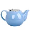 Ceainic inox cu sita peterhof, 1.25 l, ceramica, albastru