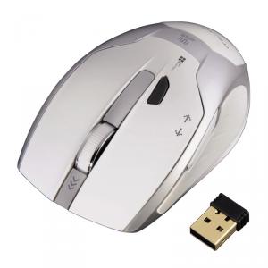 Mouse optic wireless Milano Hama, USB, Argintiu