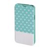 Husa booklet lovely dots samsung galaxy s5, verde/alb