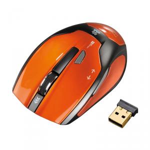 Mouse optic wireless Milano Hama, USB, Portocaliu