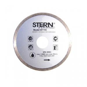 Disc diamantat D115C Stern, taiere umeda, 115 mm