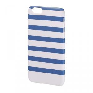 Carcasa Stripes iPhone 6 Hama, Albastru/Alb