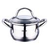 Oala inox gourmet bergner, 8 l, capac sticla