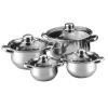 Set oale inox dekassa dk-3303, 8 piese, capace sticla