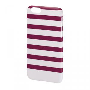 Carcasa Stripes iPhone 6 Hama, Magenta/Alb
