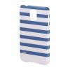Carcasa Stripes Samsung Galaxy S5 Hama, Albastru/Alb