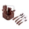 Set tacamuri 24 piese DeKassa DK-89006, inox, Maro