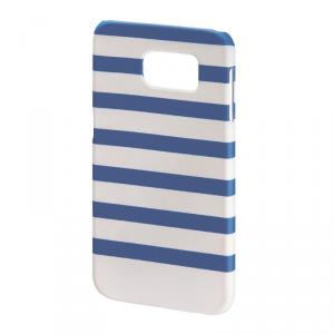 Carcasa Stripes Samsung Galaxy S6 Hama, Albastru/Alb