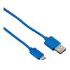 Cablu date Super Soft Hama, USB-micro USB, Albastru