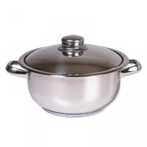 Oala inox Cocinera Zilan, 4 l, nr 22, capac inox