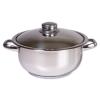 Oala inox cocinera zilan, 8 l, nr 26, capac inox