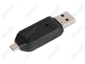 Card reader 2 in 1 cu conectivitate micro USB si USB