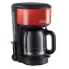 Cafetiera flame red russell hobbs, 10 cesti, 1000 w