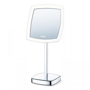 Oglinda cosmetica cu picior Beurer, LED, 16 cm, marire 5x