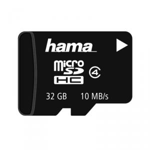 Card memorie micro SDHC Hama, Clasa 4, 32 GB