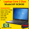 Hp nc8430, core 2 duo t7500 2.0ghz, 1gb ddr2, 80 gb hdd,