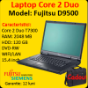 Laptop sh Fujitsu Siemens D9500, Intel Core 2 Duo T7300, 2.0Ghz, 2Gb DDR2, 120Gb HDD, DVD-RW