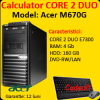 Acer m670g, core 2 duo e7300, 2.66ghz, 4gb ddr3, 160gb,