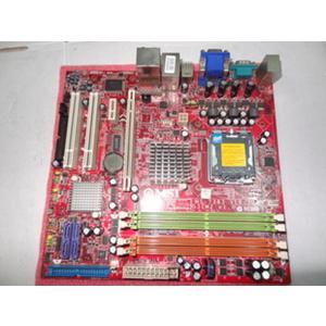 Placa de baza second hand MSI MS-7323, LGA 775, DDR2, PCIe + Procesor Intel Celeron E1400 2.0 Ghz + Cooler