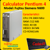 Calculator fujitsu siemens scenic n600 p4, 2800 mhz,