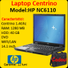 Hp compaq nc6110 notebook, intel centrino, 1.4ghz, 1280mb,